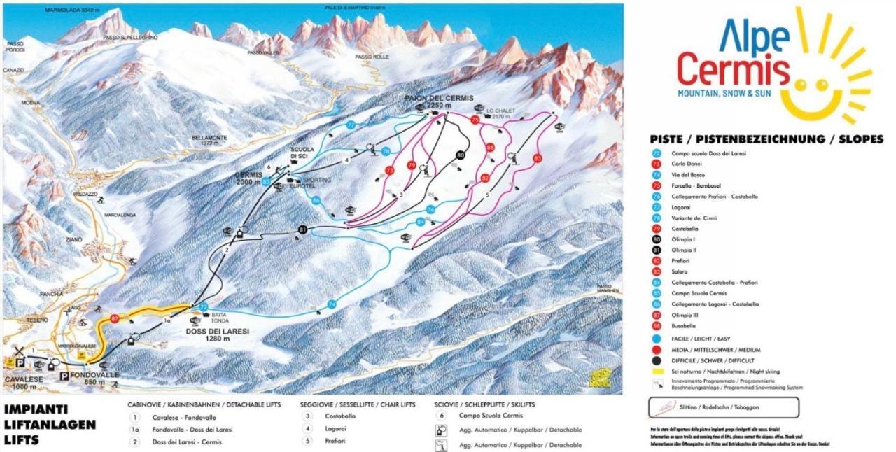 Casa Gilda Val Di Fiemme - Dolomiti Apartment Кавалезе Екстериор снимка